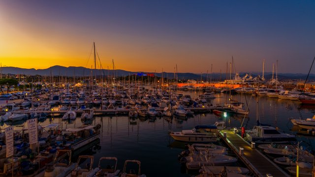 Antibes marina, French Riviera