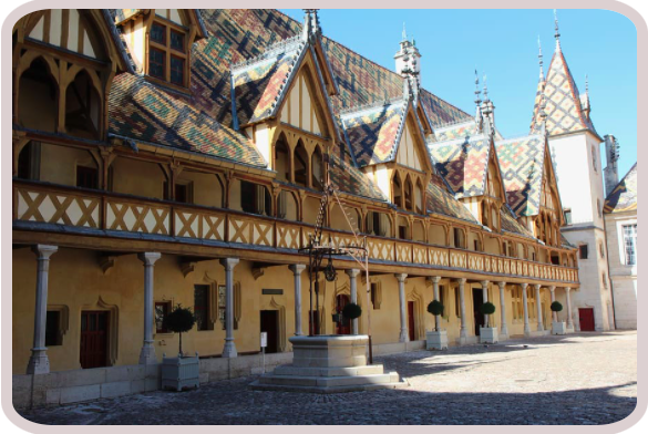 The medieval hospices in Beaune