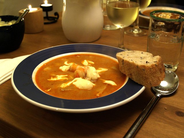 Bouillabaisse, a traditional seafood dish from Marseille