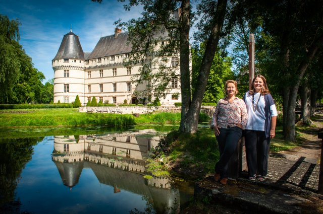 France Just For You Trip Planners Emilie and Laura at Chateau de l'Islette