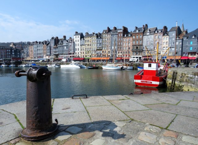 Honfleur harbor in Normandy