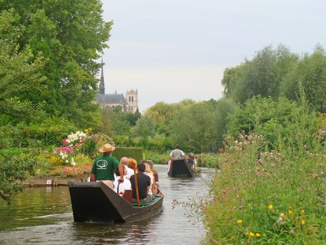 Floating Gardens of Amiens, near the Somme