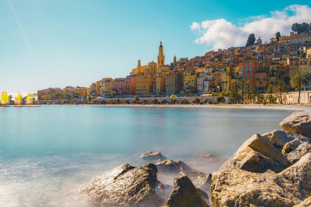 Menton on the French Riviera