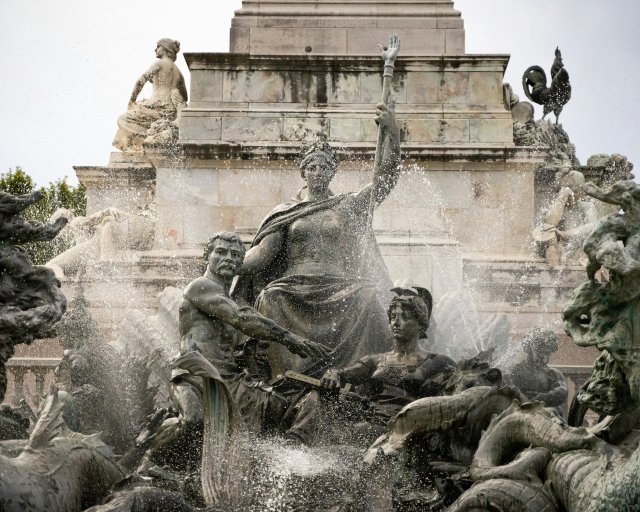 Monument aux Girondins at the Place des Quinconces in Bordeaux