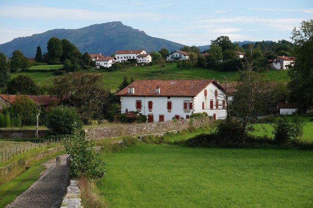 The village of Sare in the Basque Country