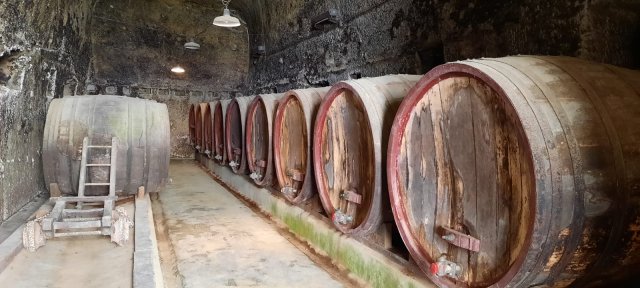 Troglodyte wine cellar dating back to the Middle Ages