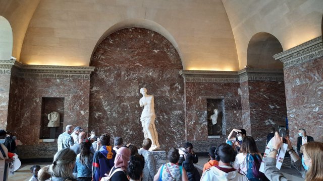Venus de Milo greek sculpture in the Louvre Museum
