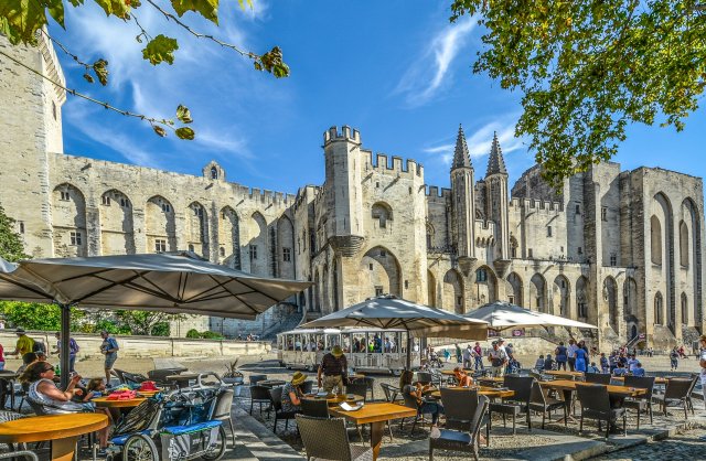 Palais des Papes in Avignon, Provence