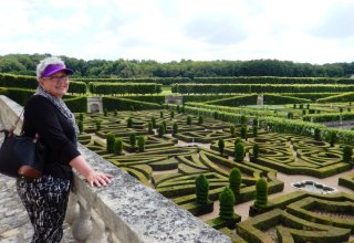 Traveler Bev at Villandry