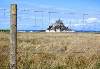 Mont Saint Michel in Normandy is the most visited site in France outside of Paris