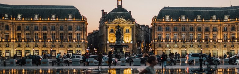 Place de la Bourse in Bordeaux