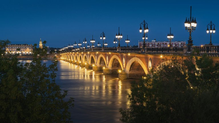 Pont de Pierre Bordeaux France